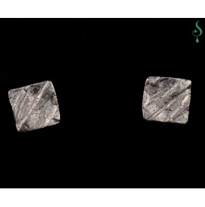 Sanjoya Antwerpen oorknopjes grijs ysmat diamt. - 3223392