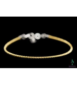 Sanjoya Milaan armband gg.verg. diamante 2 mm 17 cm - 3223407