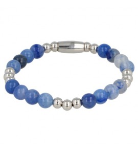 My Bendel Vita Elast. kralenarmband Bleu Aventurine mt. M - 3223481