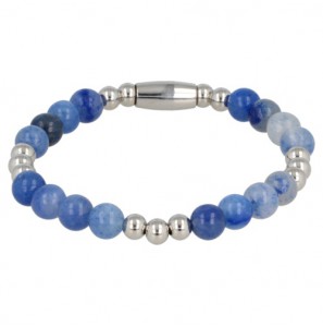 My Bendel Vita Elast. kralenarmband Bleu Aventurine mt. M - 3223481