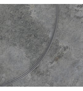 Sanjoya Rio Stalen collier 5 rijen grijze kleur 42 cm - 3223412