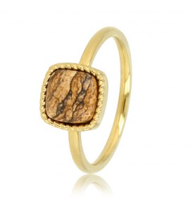 My Bendel Vita GP ring met Picture Jasper mt. 16 - 3223461