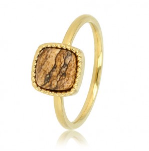 My Bendel Vita GP ring met Picture Jasper mt. 16 - 3223461
