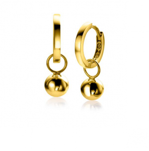 ZINZI Gold oorbeldels bolletjes 6 mm - 3223580