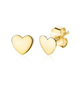ZINZI Gold oorstekers hart 5 mm - 3223567