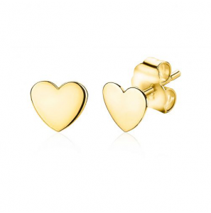 ZINZI Gold oorstekers hart 5 mm - 3223567