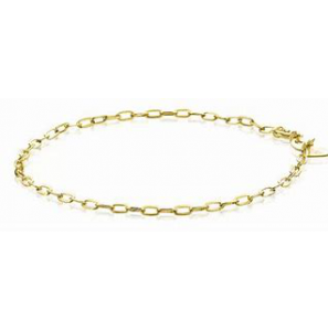 ZINZI Gold 14 karaat gouden armband met ovale schakels 2,2mm breed ZGA291 - 3223576