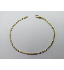 Goud armband valkoog 2.1 mm 19.5 cm - 3223642