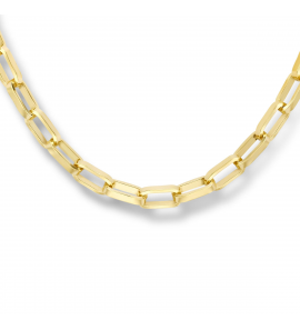 ZilGold collier paperclip 4.5 mm 45 cm - 3223784