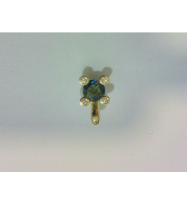 ID hanger 4pt met 4x0.01 G-VVS en Topaas 5 mm - 3223810