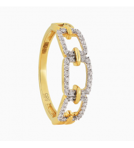ID dames ring met diam/bril 0.20 crt. - 3223832