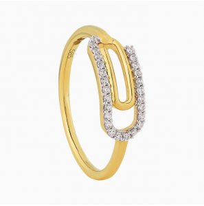 ID dames ring met diam/bril 0.13 crt. - 3223835