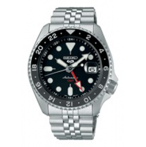 Seiko 5 sports automatic GMT ss bracelet zwart - 3223872