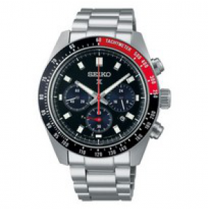 Seiko prospex solar chronograaf ss bracelet zwart 100 - 3223887