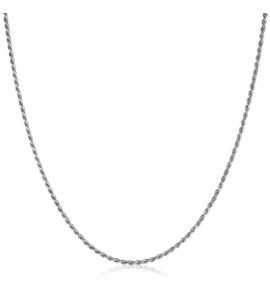 ZINZI zlv. koord collier 60 cm - 3223890