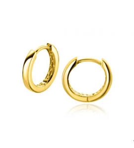 ZINZI Gold klapcreolen 12x1.7 mm - 3223899