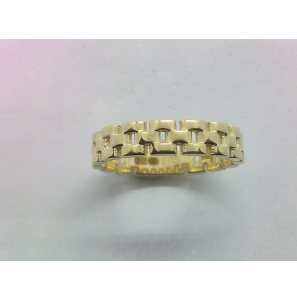 Goud dames ring "rolex" schakel - 3223918