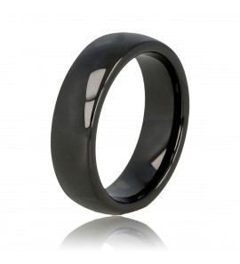 My Bendel Godina ring keramiek 6 mm zwart mt. 16 - 3223983