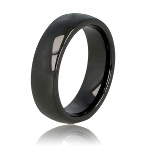 My Bendel Godina ring keramiek 6 mm zwart mt. 16 - 3223983