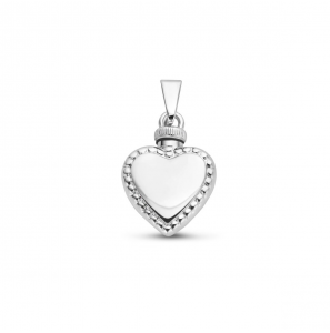Zilver RH urn medaillon hart 14x14.5 mm - 3223988