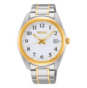 Seiko heren new link bicolour bracelet wit 100m wr - 3224088
