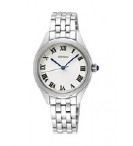 Seiko dames staal bracelet wit 50m wr - 3224089