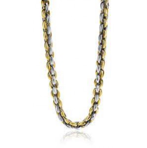 Zinzi zlv. collier bicolour fantasie 7 mm 45 cm - 3