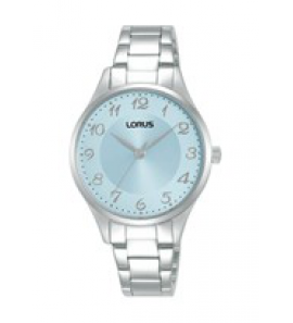 Lorus dames ss bracelet blauw 50m WR - 24