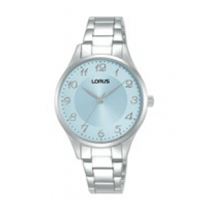 Lorus dames ss bracelet blauw 50m WR - 24