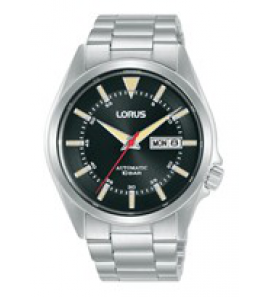 Lorus heren automaat ss bracelet zwart 100m wr - 26