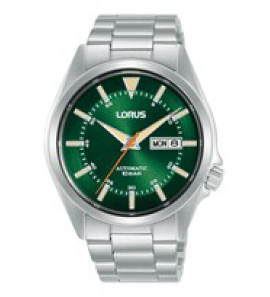 Lorus heren automaat ss bracelet groen 100m wr - 27