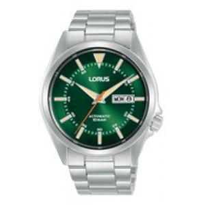 Lorus heren automaat ss bracelet groen 100m wr - 27