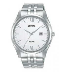 Lorus heren ss bracelet wit 50m WR - 35