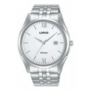 Lorus heren ss bracelet wit 50m WR - 35