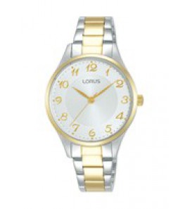 Lorus dames bicolour bracelet wit 50m WR - 38