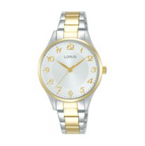Lorus dames bicolour bracelet wit 50m WR - 38