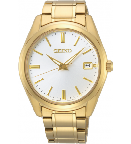 Seiko heren new link double bracelet wit 100m wr - 100