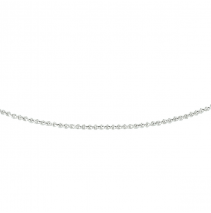 Goud anker collier 0.8mm 42-45 cm - 167