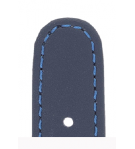 Happel lederband Louisville 12 mm donker blauw - 187