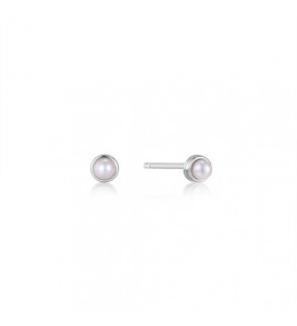 Ania Haie Pearl Cabochon Studs  zilver - 193