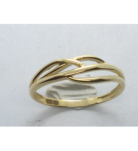 Goud dames ring fantasie - 206