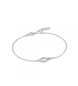 Ania Haie Wave Link Bracelet M zilver - 268