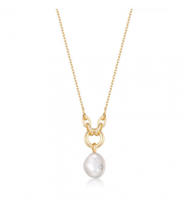 Ania Haie Pearl Sparkle pendent collier gp - 283