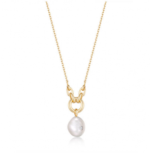 Ania Haie Pearl Sparkle pendent collier gp - 283