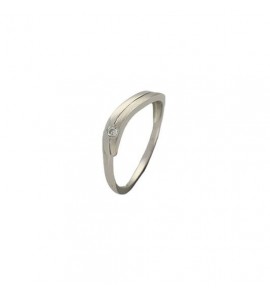 Zilver oorknop geel verguld hangende ovalen - 363