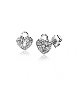 Zinzi zlv. oorstekers hartvorm met zirconia&#39;s - 424