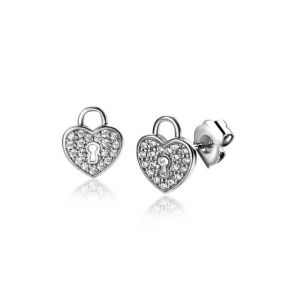 Zinzi zlv. oorstekers hartvorm met zirconia&#39;s - 424
