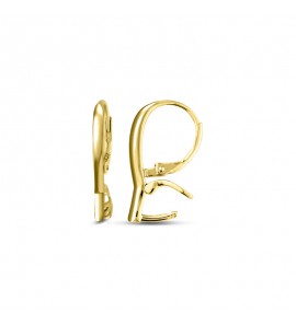 MY iMenso Creoli Carezza earhook Plano for M&L stones (925/1Mgold-plated) - 478
