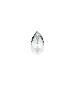 MY iMenso Creoli Carezza Pera single stone "Brillante crystal" "Crystal" 16mm - 498