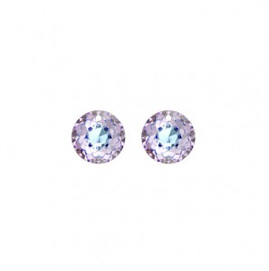 MY iMenso Creoli Carezza Tonda pair of stones "Brillante crystal" "Vitrail Light" 10mm - 510